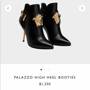 Versace palazzo ankle booties